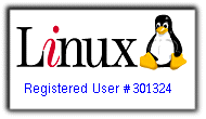 Registered Linux user 301324